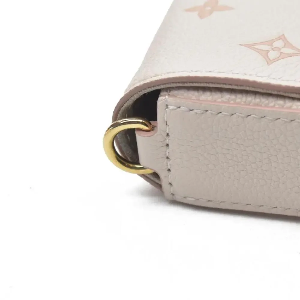 Louis Vuitton House's signature Monogram Pochette Felicie